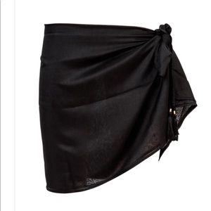 Ladies SR Black Sarong UV 50+